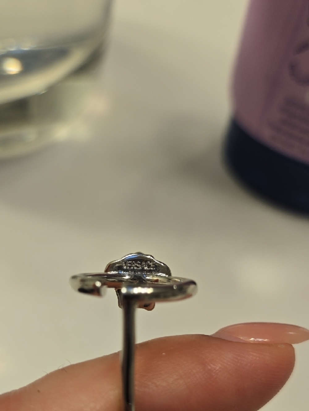 Versace Silver Open Ring Set - Picture 7 of 11